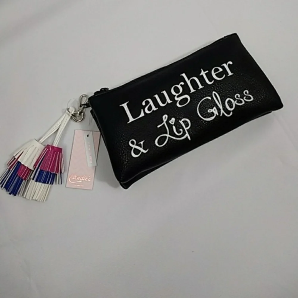 Candie's Black Makeup Pouch